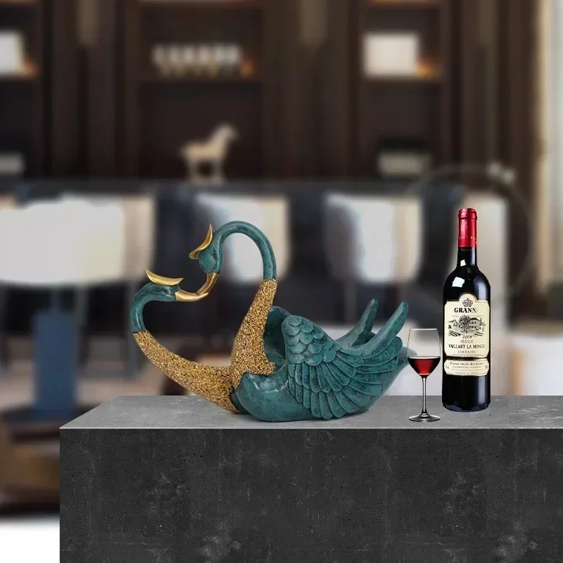 Creative wine rack ornaments household living room wine cabinet decoration Swan bottle storage rack wine rack glass
Creative wine rack ornaments household living room wine cabinet decoration Swan bottle storage rack wine rack glass