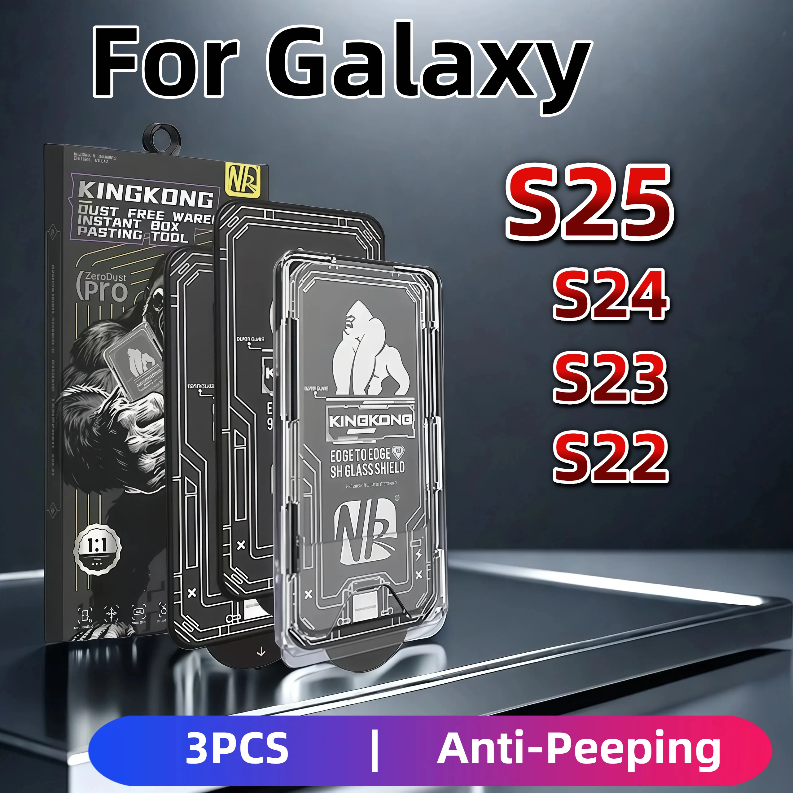 3Pcs Anti-Peeping Tempered Glass Screen Protector For Galaxy S25Ultra S25Edge S24Plus S23 S22 9H Hardness No Dust Accessori
3Pcs Anti-Peeping Tempered Glass Screen Protector For Galaxy S25Ultra S25Edge S24Plus S23 S22 9H Hardness No Dust Accessori