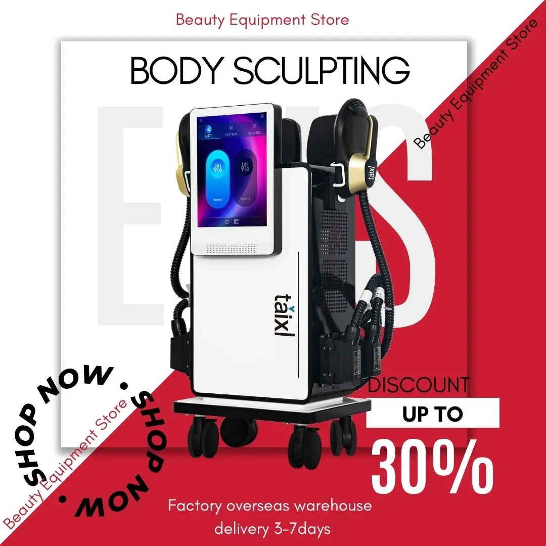 EMS Body Sculpting Device Taixl RF Muscle Stimulator for Fat Dissolution And Muscle Growth 6500W Stubborn Fat Building Muscle
EMS Body Sculpting Device Taixl RF Muscle Stimulator for Fat Dissolution And Muscle Growth 6500W Stubborn Fat Building Muscle