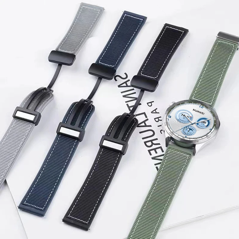 Magnetic Silicone+Woven Strap for Huawei Watch GT 5 5pro 46mm Band 22mm Watchband Nylon Sports Bracelet for Huawei GT5 GT4 GT3 2
Magnetic Silicone+Woven Strap for Huawei Watch GT 5 5pro 46mm Band 22mm Watchband Nylon Sports Bracelet for Huawei GT5 GT4 GT3 2