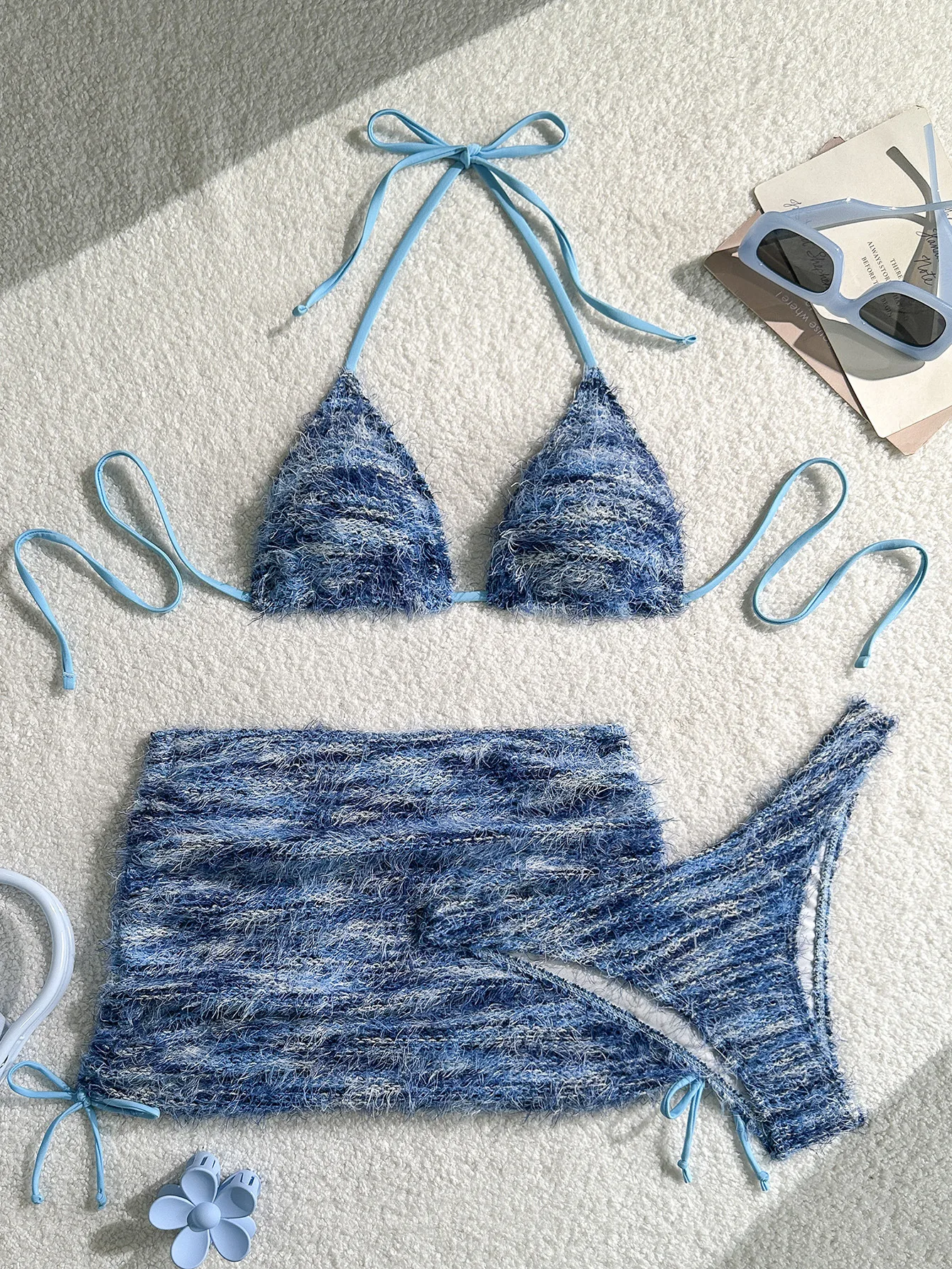 Sexy Blue Skirt 3 Piece Bikini Set 2026 Women Halter Push Up Bra High Waist Swimsuit Summer Bathing Suit Vacation Swimwear
Sexy Blue Skirt 3 Piece Bikini Set 2026 Women Halter Push Up Bra High Waist Swimsuit Summer Bathing Suit Vacation Swimwear
