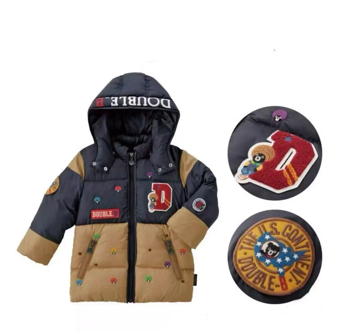 Children Boys Down Winter Jacket Faux Fur Hooded Thicken Warm Toddler Girls Outerwear Plus Velvet Windproof Shinny Kid Girl Coat
Children Boys Down Winter Jacket Faux Fur Hooded Thicken Warm Toddler Girls Outerwear Plus Velvet Windproof Shinny Kid Girl Coat