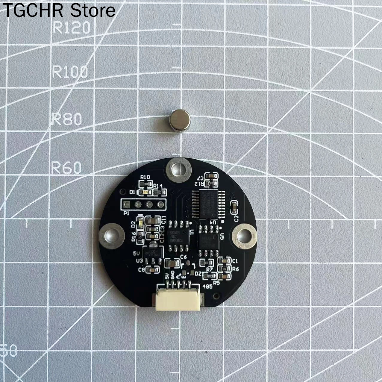 Tle5012 Magnetic Encoder Angle Sensor High Precision 15 Bit RS485 Modbus Communication
Tle5012 Magnetic Encoder Angle Sensor High Precision 15 Bit RS485 Modbus Communication