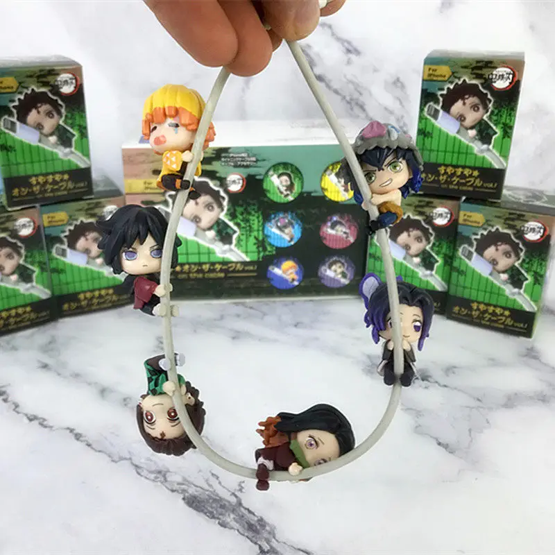 Demon Slayer Kimetsu No Yaiba on The Cable Vol.1 Blind Box Cute Anime Figure Data Cable Protector Collectible Toy Gifts
Demon Slayer Kimetsu No Yaiba on The Cable Vol.1 Blind Box Cute Anime Figure Data Cable Protector Collectible Toy Gifts