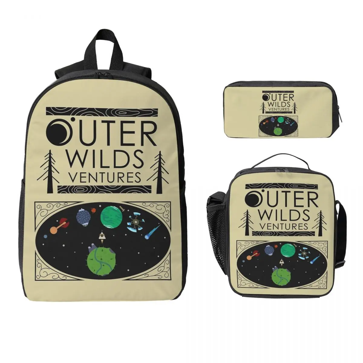 Outer Wilds Ventures Handbook Backpack Student BookBag School Bag Laptop Shoulder Bags 3ps Insulated Lunch Bag Pencil Case
Outer Wilds Ventures Handbook Backpack Student BookBag School Bag Laptop Shoulder Bags 3ps Insulated Lunch Bag Pencil Case
