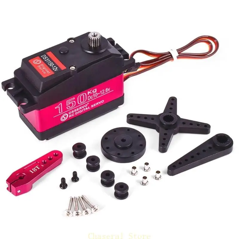 E7CE Unique 150KG Digital Servo with Metal Gear 180 Degree Waterproof for Large Scale
E7CE Unique 150KG Digital Servo with Metal Gear 180 Degree Waterproof for Large Scale