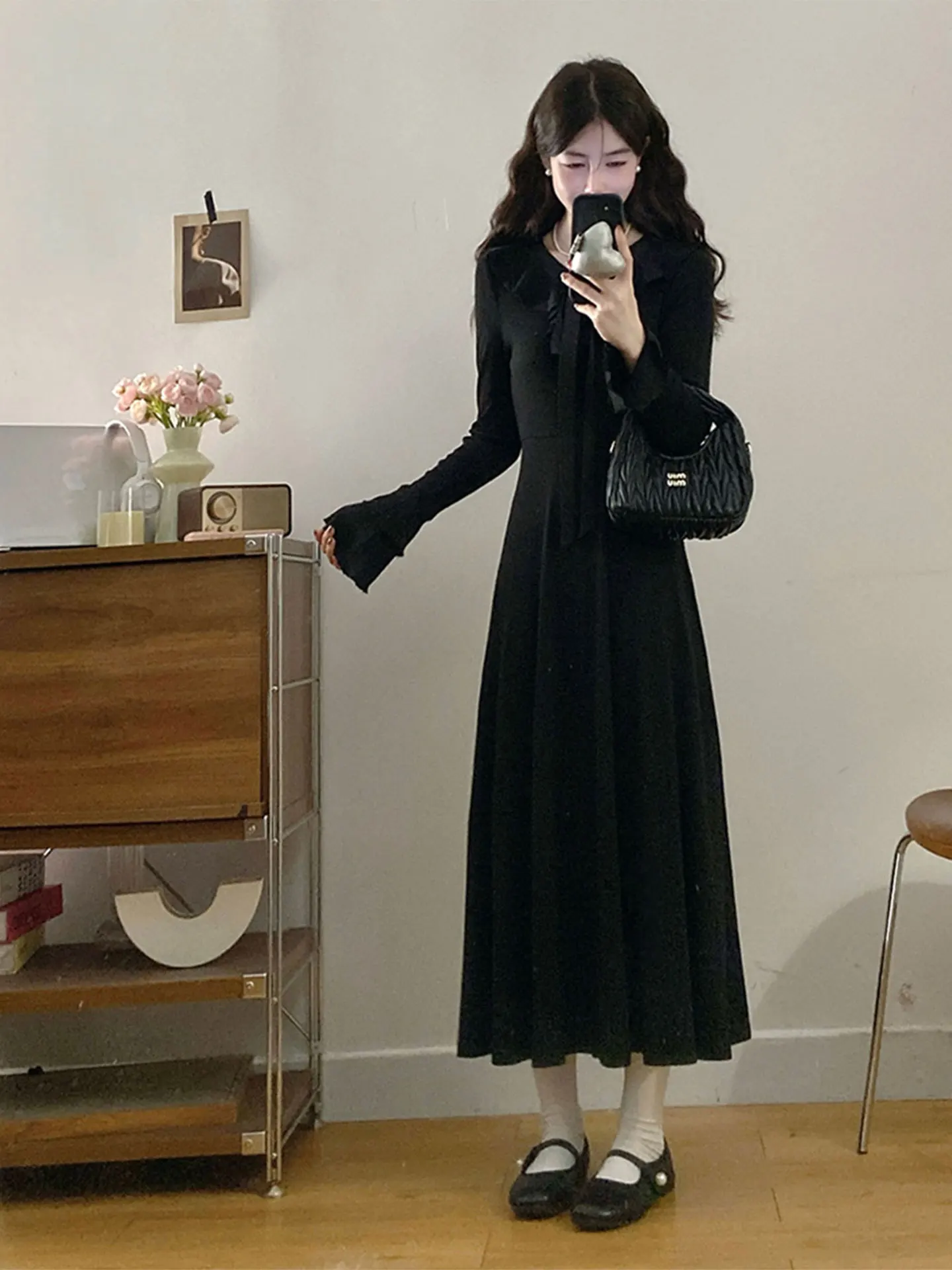 Bla V-ne Long Sve Knitted Dr Women's Winter plus Size Base Layer Skirt Casual Sle Polyester Fiber A-line Dr
Bla V-ne Long Sve Knitted Dr Women's Winter plus Size Base Layer Skirt Casual Sle Polyester Fiber A-line Dr
