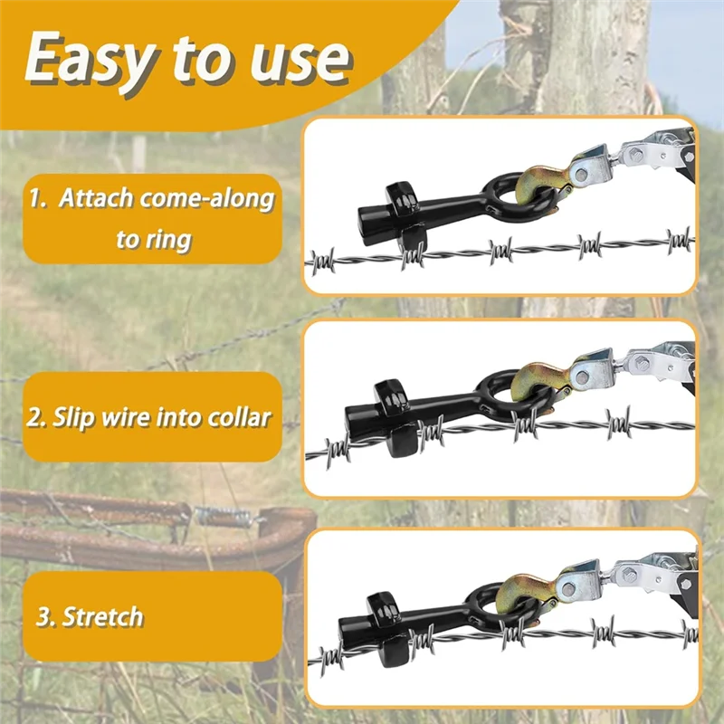 SOFT-Barbed Wire Puller & Fence Stretcher Tool Heavy-Duty Barb Wire Tightening & Repair Tool Fence Maintenance & Installation To
SOFT-Barbed Wire Puller & Fence Stretcher Tool Heavy-Duty Barb Wire Tightening & Repair Tool Fence Maintenance & Installation To