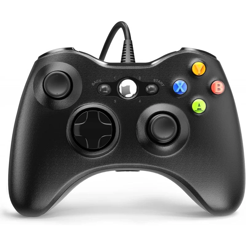 Wired Controller , Game Controller for 360 with Dual-Vibration Turbo Compatible with Xbox 360/360 Slim and PC Windows 7,8,10,11
Wired Controller , Game Controller for 360 with Dual-Vibration Turbo Compatible with Xbox 360/360 Slim and PC Windows 7,8,10,11