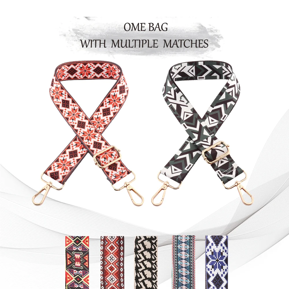 2pcs retro bag shoulder strap ethnic style design fashionable versatile lengthened and widened canvas long strap luggage strap
2pcs retro bag shoulder strap ethnic style design fashionable versatile lengthened and widened canvas long strap luggage strap