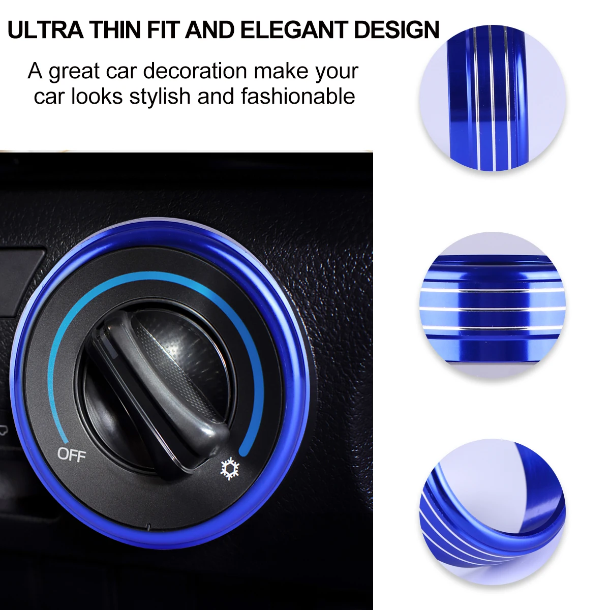3 Pcs Air Conditioning Knob Decorative Ring Covers Aluminum Alloy Durable Car Interior Switch Relay Fashionable Stylish
3 Pcs Air Conditioning Knob Decorative Ring Covers Aluminum Alloy Durable Car Interior Switch Relay Fashionable Stylish