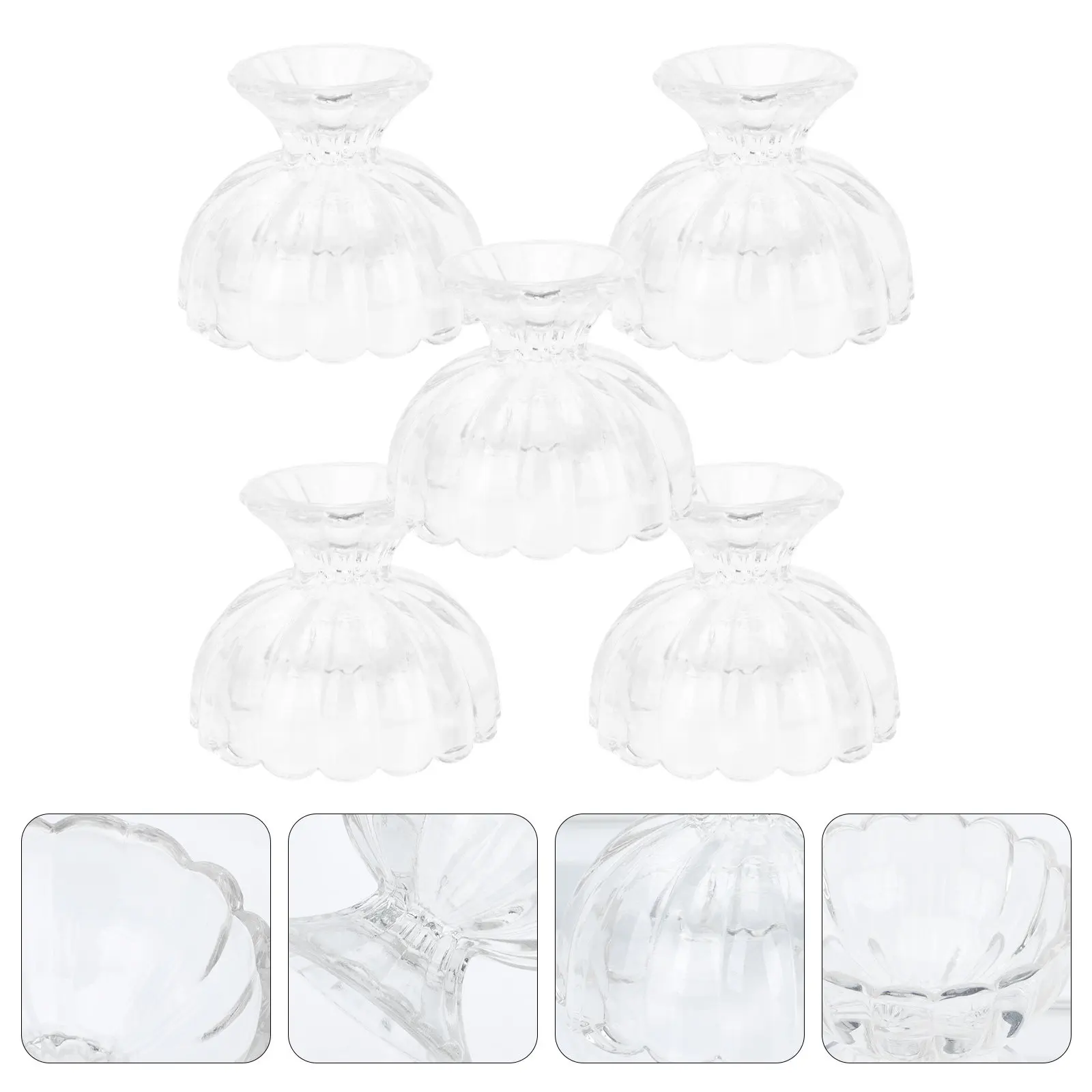 5Pcs Lotus Design Glass Ice Cream Cup Pudding Bowl Dessert Cup for Parfait Fruit Salad Coffee Juice Drink Bpa Free Food Grade
5Pcs Lotus Design Glass Ice Cream Cup Pudding Bowl Dessert Cup for Parfait Fruit Salad Coffee Juice Drink Bpa Free Food Grade