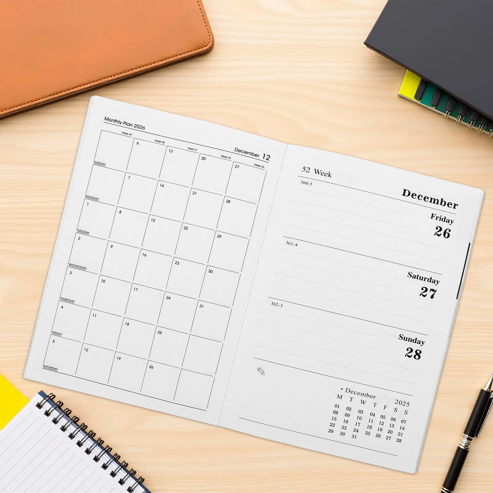 2026 A5 Holographic Planner Notebook Weekly Monthly Calendar Organizer for Work Study Travel Portable Efficient Time Management
2026 A5 Holographic Planner Notebook Weekly Monthly Calendar Organizer for Work Study Travel Portable Efficient Time Management