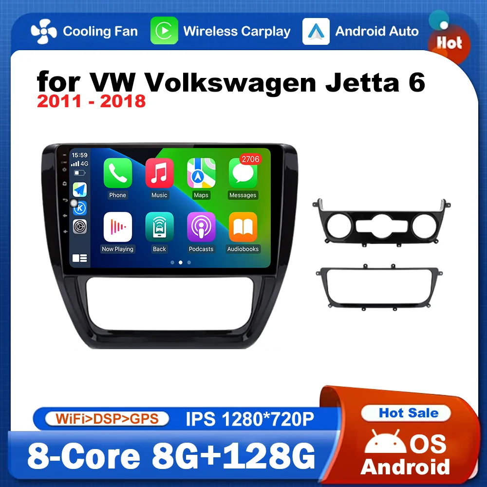 10 inch Android OS for VW Volkswagen Jetta 6 2011 - 2018 Car Video Multimedia Player GPS Navi DSP Stereo WiFi Carplay Auto Tools
10 inch Android OS for VW Volkswagen Jetta 6 2011 - 2018 Car Video Multimedia Player GPS Navi DSP Stereo WiFi Carplay Auto Tools