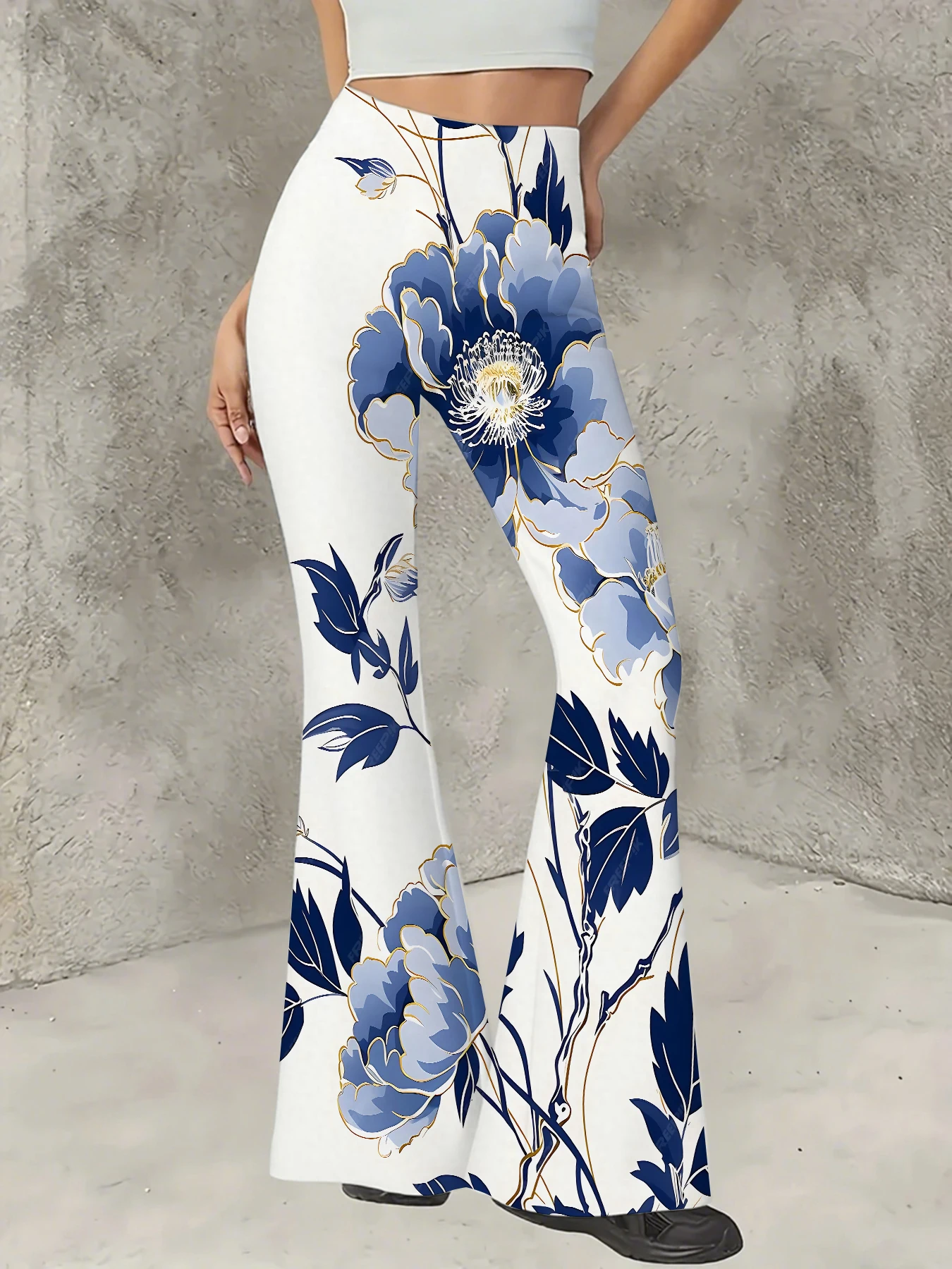 Women's Printed Flare Pants Y2K High Waist Bell Bottom Trousers Streetwear
Women's Printed Flare Pants Y2K High Waist Bell Bottom Trousers Streetwear