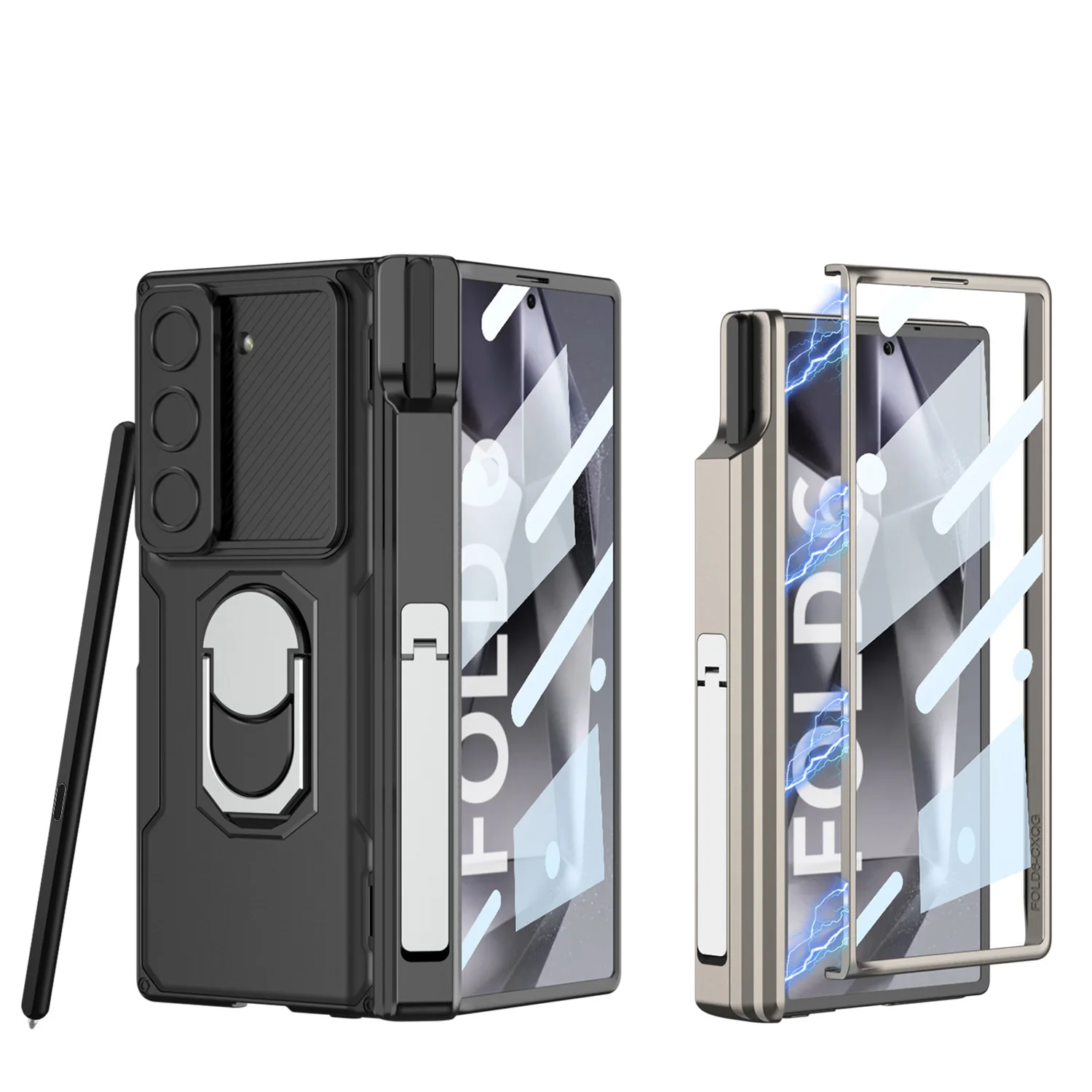 For Samsung ZFold6 phone case Folding Hinge Creative personality magnetic stand Armor protective case Amazon
For Samsung ZFold6 phone case Folding Hinge Creative personality magnetic stand Armor protective case Amazon