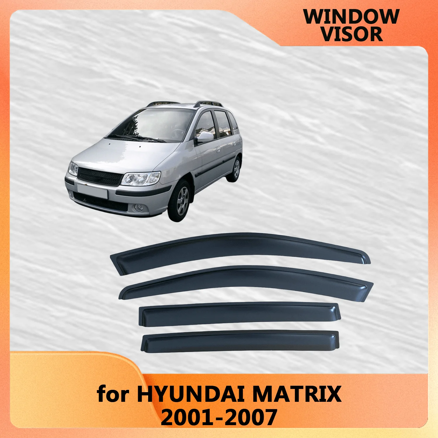 Оконный козырек для Hyundai Matrix Lavita 2001 2002 2003 2004 2005 2006 2007, потертый дверной козырек, защита от ветра и солнца, дождевики, боковые
Оконный козырек для Hyundai Matrix Lavita 2001 2002 2003 2004 2005 2006 2007, потертый дверной козырек, защита от ветра и солнца, дождевики, боковые