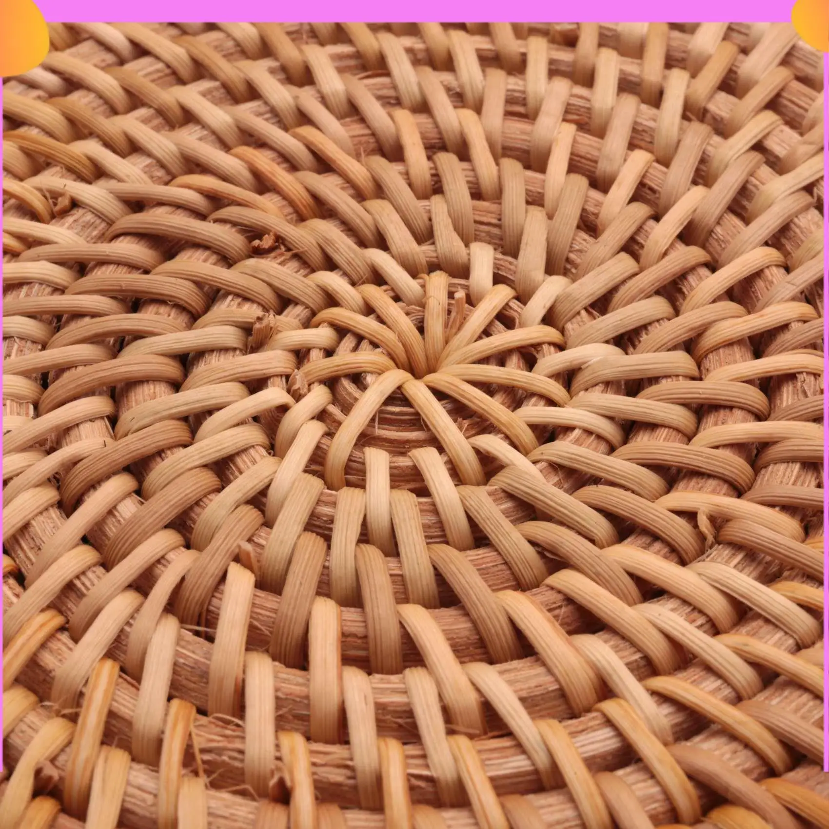 A23P Round Rattan Woven Serving Tray With Handles Ottoman Tray For Breakfast, Drinks, Snack For Coffee Table, Home Decorative
A23P Round Rattan Woven Serving Tray With Handles Ottoman Tray For Breakfast, Drinks, Snack For Coffee Table, Home Decorative