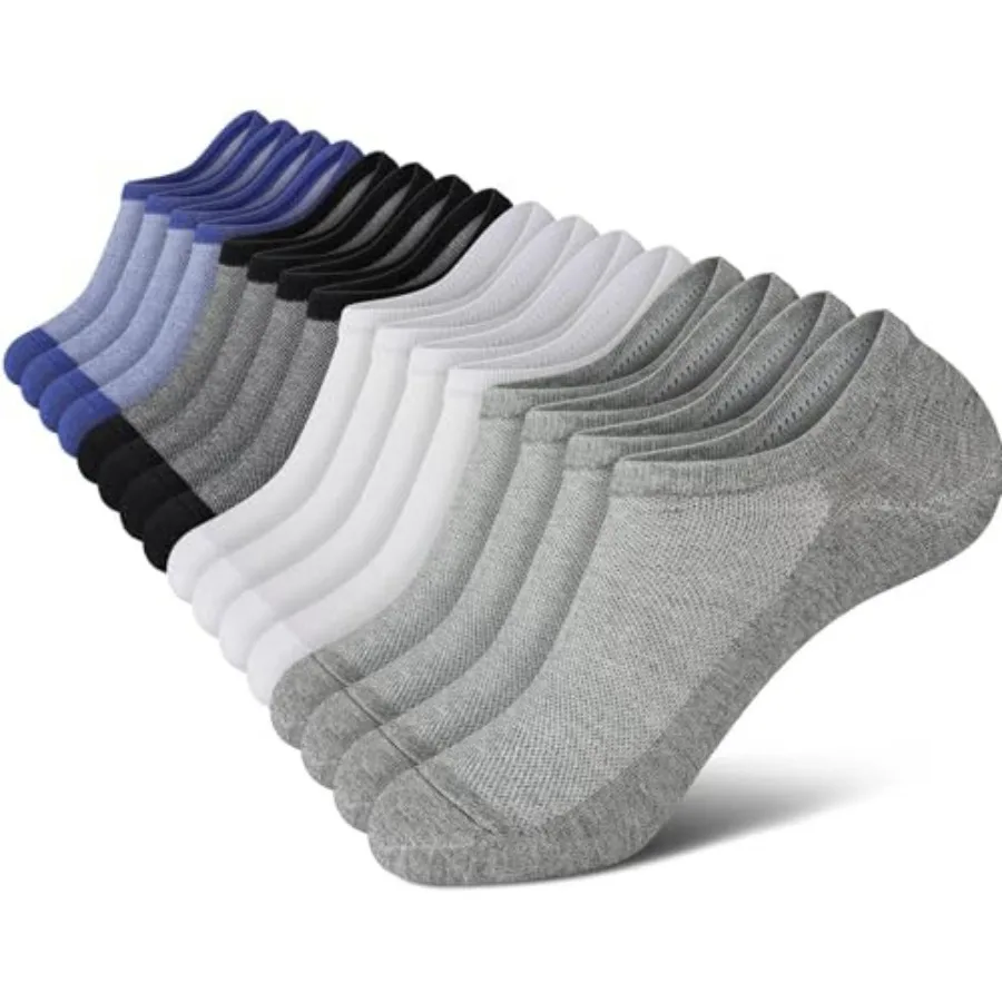 wernies No Show Socks Men, Low Cut Ankle Short Casual Cotton Socks with Non Slip Grips 6-0/-3
wernies No Show Socks Men, Low Cut Ankle Short Casual Cotton Socks with Non Slip Grips 6-0/-3
