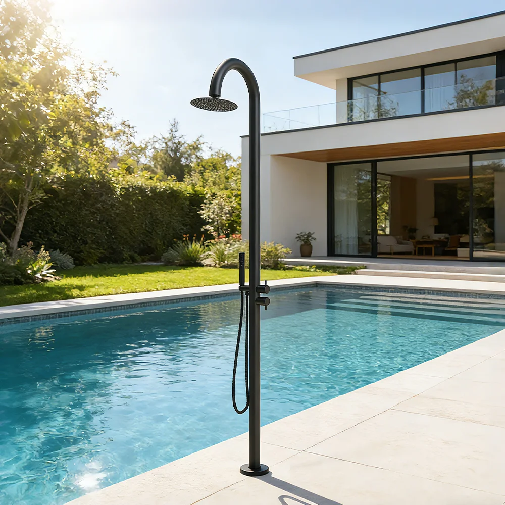 Modern 316 Stainless Steel Outside Shower 2 Functions Hot/Cold Water Outdoor Pool Shower for Garden Beach
Modern 316 Stainless Steel Outside Shower 2 Functions Hot/Cold Water Outdoor Pool Shower for Garden Beach