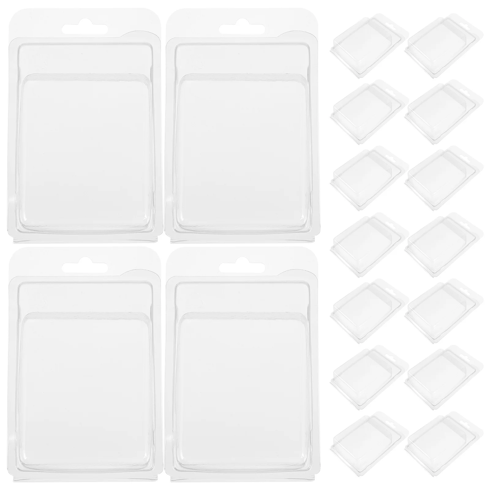 20pcs Transparent Molds Wax Melt Mold Empty Packing Boxes Multi-Function Cube Mold Clear Wax Accessory For Making
20pcs Transparent Molds Wax Melt Mold Empty Packing Boxes Multi-Function Cube Mold Clear Wax Accessory For Making