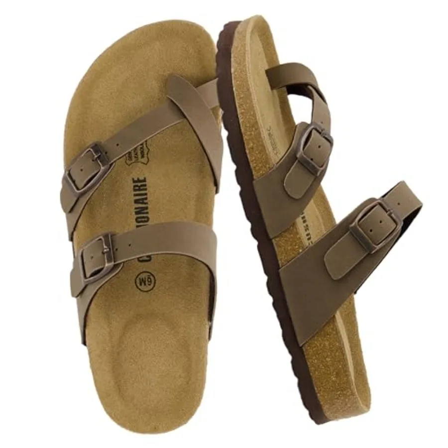 Luna Sandals for Women, Cork Footbed Womens Sandals for Summer Comfort with Adjustable Straps, Wide Width Available
Luna Sandals for Women, Cork Footbed Womens Sandals for Summer Comfort with Adjustable Straps, Wide Width Available