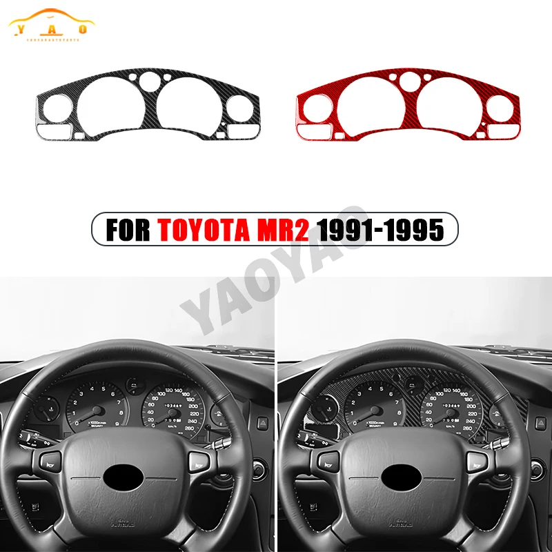 Real Carbon Fiber Car Accessories For Toyota MR2 1991 1992 1993 1994 1995 Speedometer Trim Decorative Cover Soft Sticker
Real Carbon Fiber Car Accessories For Toyota MR2 1991 1992 1993 1994 1995 Speedometer Trim Decorative Cover Soft Sticker