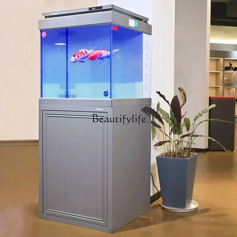 LD33Fish Tank Square VAT Living Room Super White Glass New Aquarium Bottom Filter Change Water
LD33Fish Tank Square VAT Living Room Super White Glass New Aquarium Bottom Filter Change Water