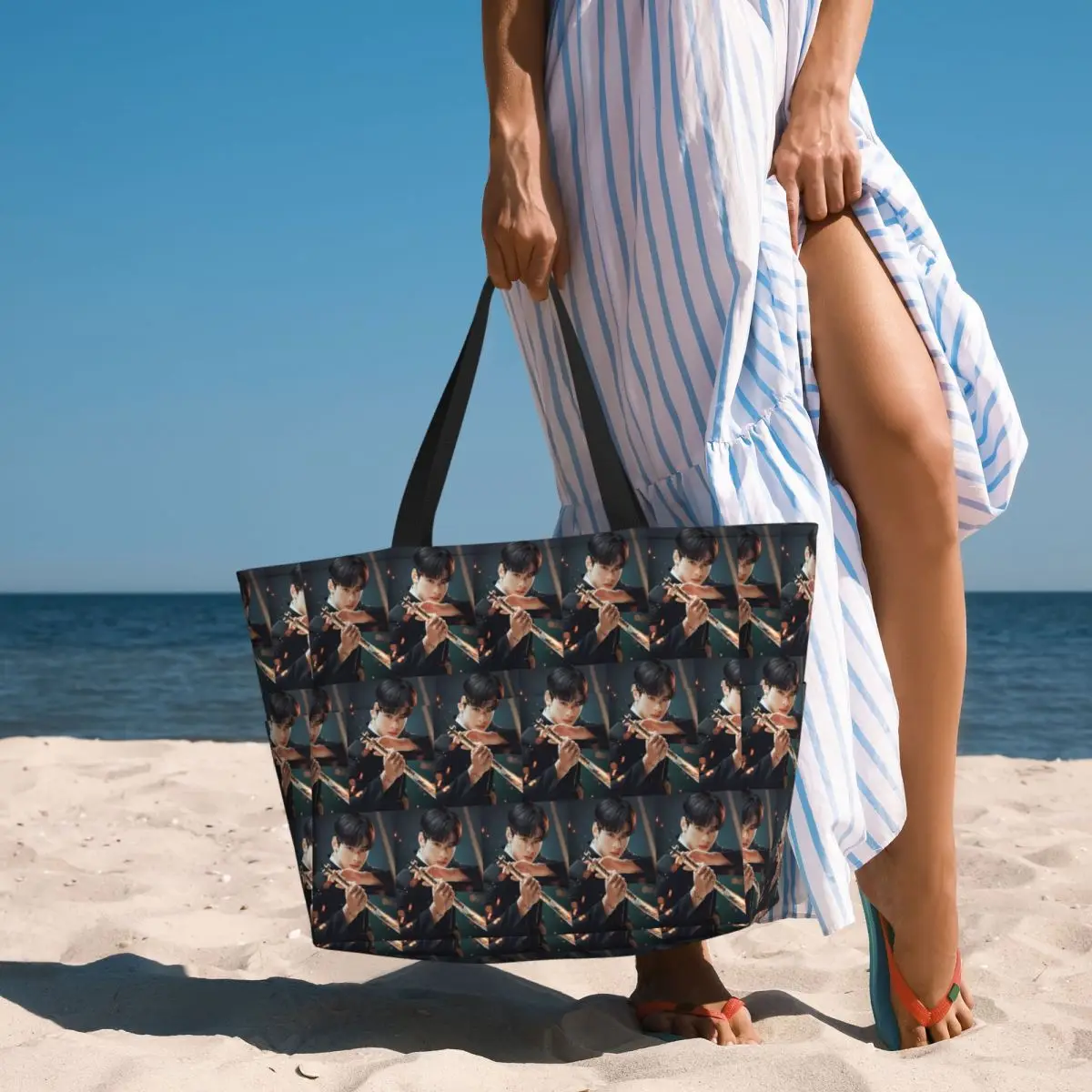 Cha Eunwoo Beach Tote Bag Sport Gym Yoga Duffle Large Tote Bag Women Travel Bag Fitness bag
Cha Eunwoo Beach Tote Bag Sport Gym Yoga Duffle Large Tote Bag Women Travel Bag Fitness bag