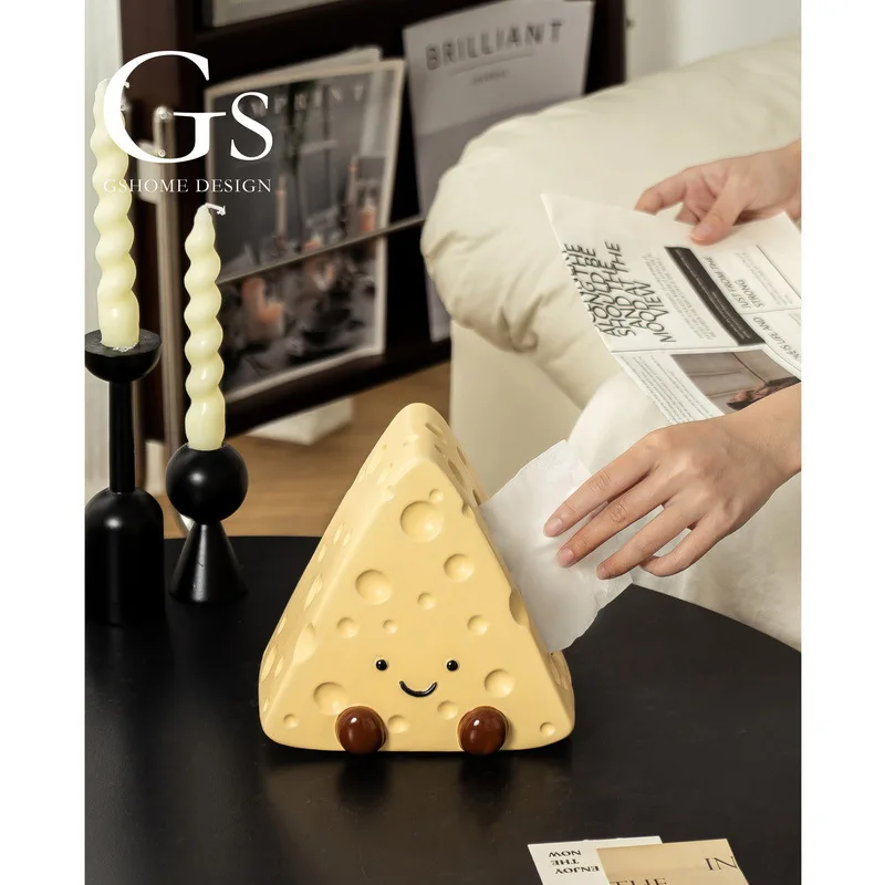 Creative Cute Cheese Shaped Ceramic Tissue Box High Beauty Desktop Paper Drawer Box Bedroom Home Decor Storage Tissue Holder
Creative Cute Cheese Shaped Ceramic Tissue Box High Beauty Desktop Paper Drawer Box Bedroom Home Decor Storage Tissue Holder