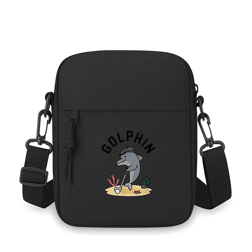 Dolphin golfing hat,golf ball,ocean Men Crossbody Bag Single Shoulder Women Cartoon Anime Film Printing Design Unisex
Dolphin golfing hat,golf ball,ocean Men Crossbody Bag Single Shoulder Women Cartoon Anime Film Printing Design Unisex