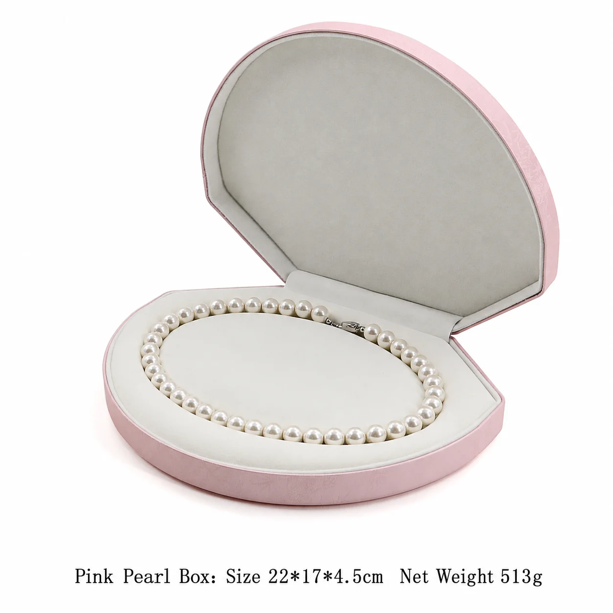 Pu Leather Necklace Case Premium Fan-Shaped Pearl Jewelry Box Pearl Necklace Gift Box Soft Brocade Jewelry Display Box
Pu Leather Necklace Case Premium Fan-Shaped Pearl Jewelry Box Pearl Necklace Gift Box Soft Brocade Jewelry Display Box