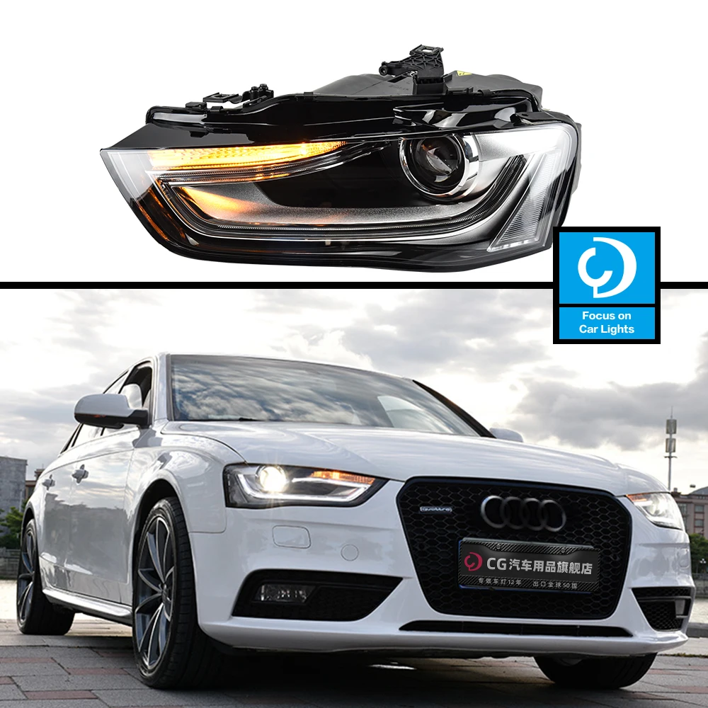 Передние фары автомобиля для Audi A4 фары 2013-2016 A4L RS4 седан фары DRL Hid Angel Eye Bi Xenon Beam автоаксессуары
Передние фары автомобиля для Audi A4 фары 2013-2016 A4L RS4 седан фары DRL Hid Angel Eye Bi Xenon Beam автоаксессуары