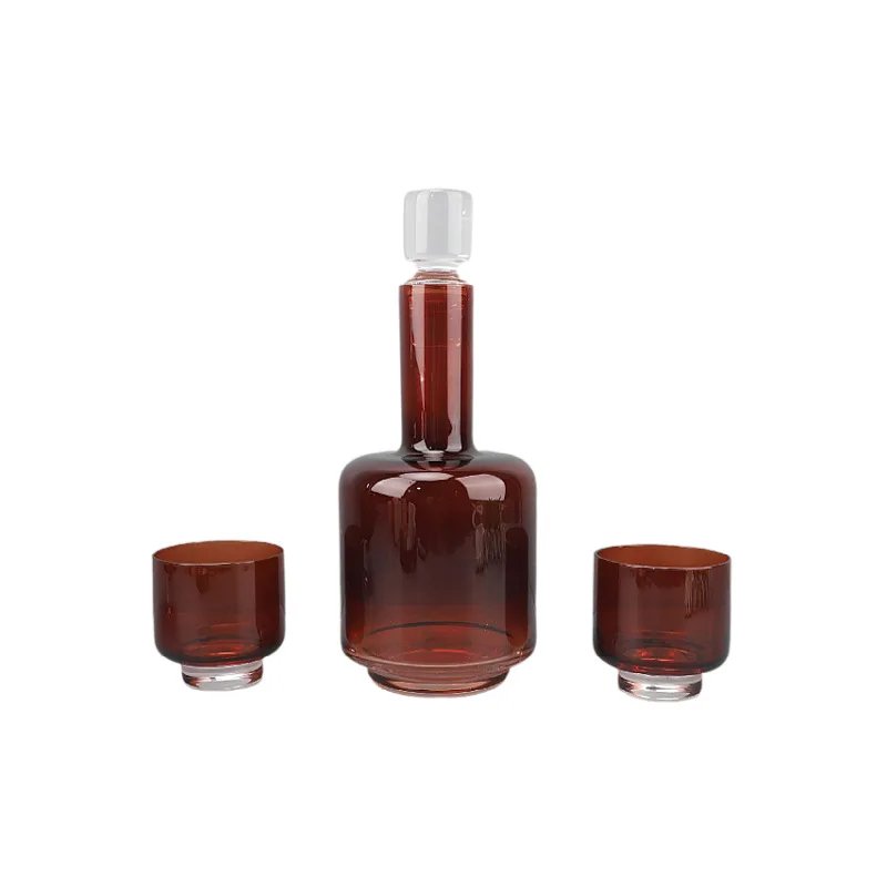 Nordic Creative Transparent Glass Wine Decanter Wine Dispenser Whiskey Glass Wine Set Restaurant Home Accessories 
Nordic Creative Transparent Glass Wine Decanter Wine Dispenser Whiskey Glass Wine Set Restaurant Home Accessories
