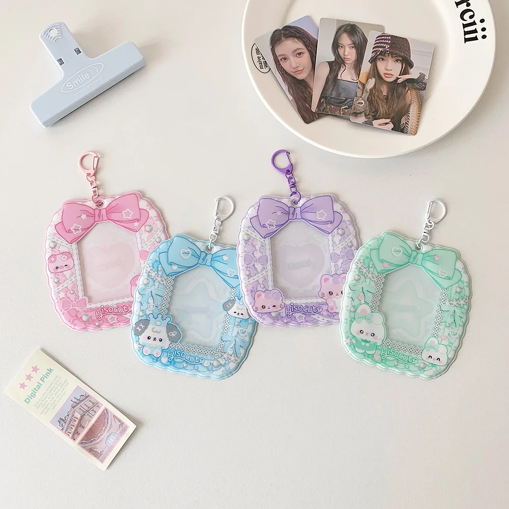 Bowknot Animals Korean Photocard Holder PVC Card Cover Hanging Decoration Idol Card Display Protector Picture Keychain Pendant
Bowknot Animals Korean Photocard Holder PVC Card Cover Hanging Decoration Idol Card Display Protector Picture Keychain Pendant