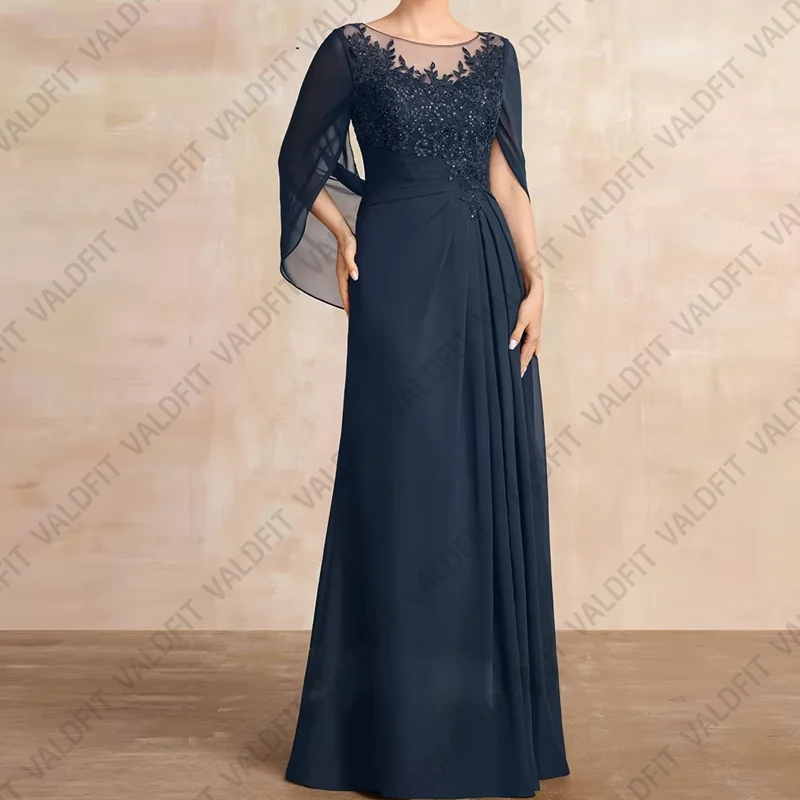 Customized Long Chiffon Navy Blue 2025 Mother of the Bride Dresses for Wedding Party Dress Vestido Fiesta Boda Invitada
Customized Long Chiffon Navy Blue 2025 Mother of the Bride Dresses for Wedding Party Dress Vestido Fiesta Boda Invitada