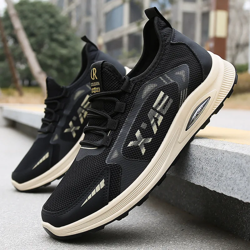 Men's spring casual shoes, breathable mesh sports shoes, comfortable men's shoes
Men's spring casual shoes, breathable mesh sports shoes, comfortable men's shoes
