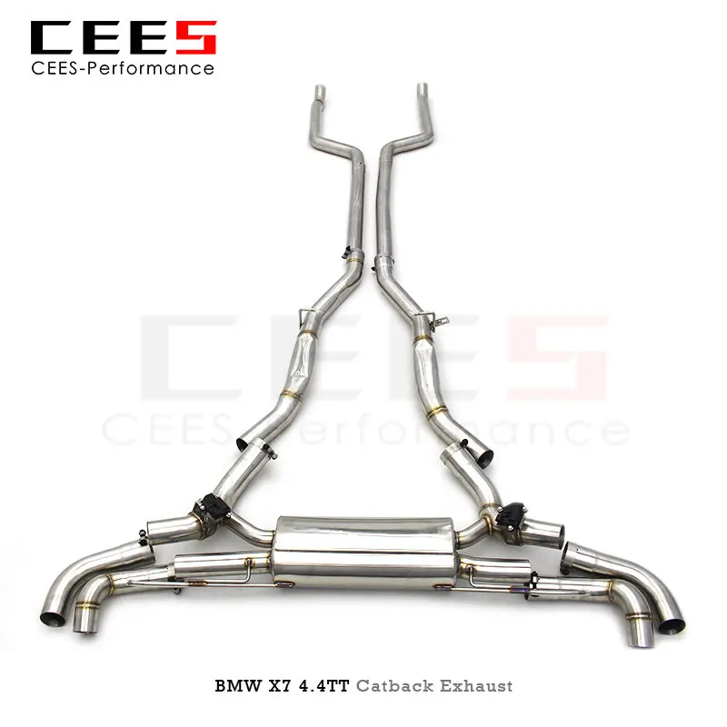 CEES Catback Exhaust for BMW X7 4.4TT 2019-2022 High Performance Polished Stainless Steel Exhaust Valve Control Exhaust System
CEES Catback Exhaust for BMW X7 4.4TT 2019-2022 High Performance Polished Stainless Steel Exhaust Valve Control Exhaust System