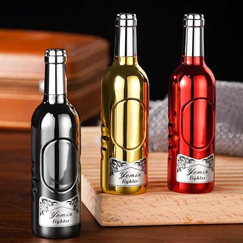 HOT Selling Creative Trend Red Wine Bottle Design Straight To The Lighter Fun Lighter Creative Ignition Smoking Accessories
HOT Selling Creative Trend Red Wine Bottle Design Straight To The Lighter Fun Lighter Creative Ignition Smoking Accessories