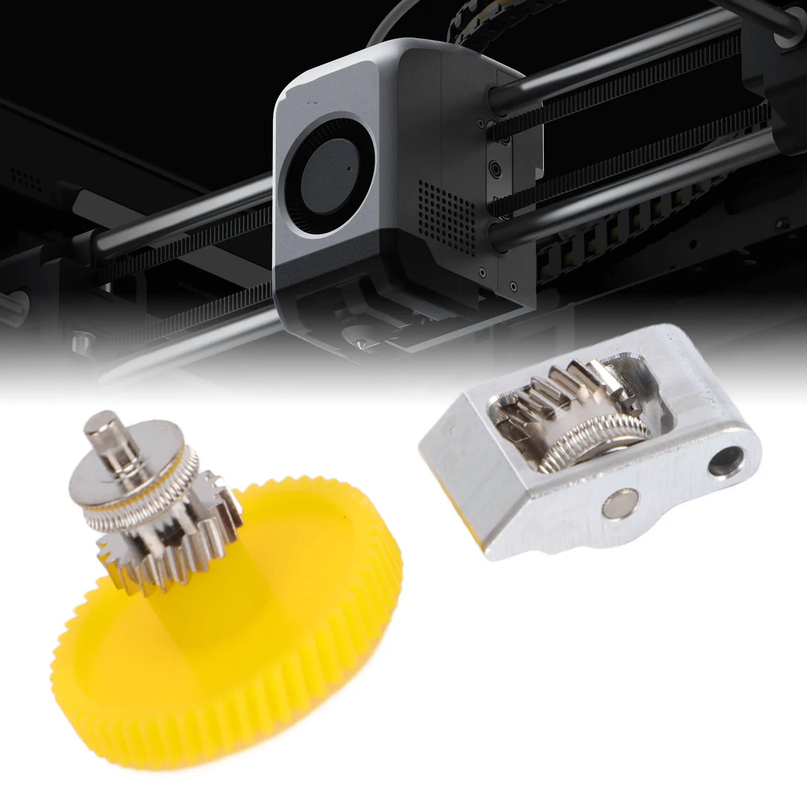3D Printer Gear Extruder Gear Kit Replacement for Bambu Lab P2S 3D Printer Ni Plated Hardened Steel Extruder Gear
3D Printer Gear Extruder Gear Kit Replacement for Bambu Lab P2S 3D Printer Ni Plated Hardened Steel Extruder Gear