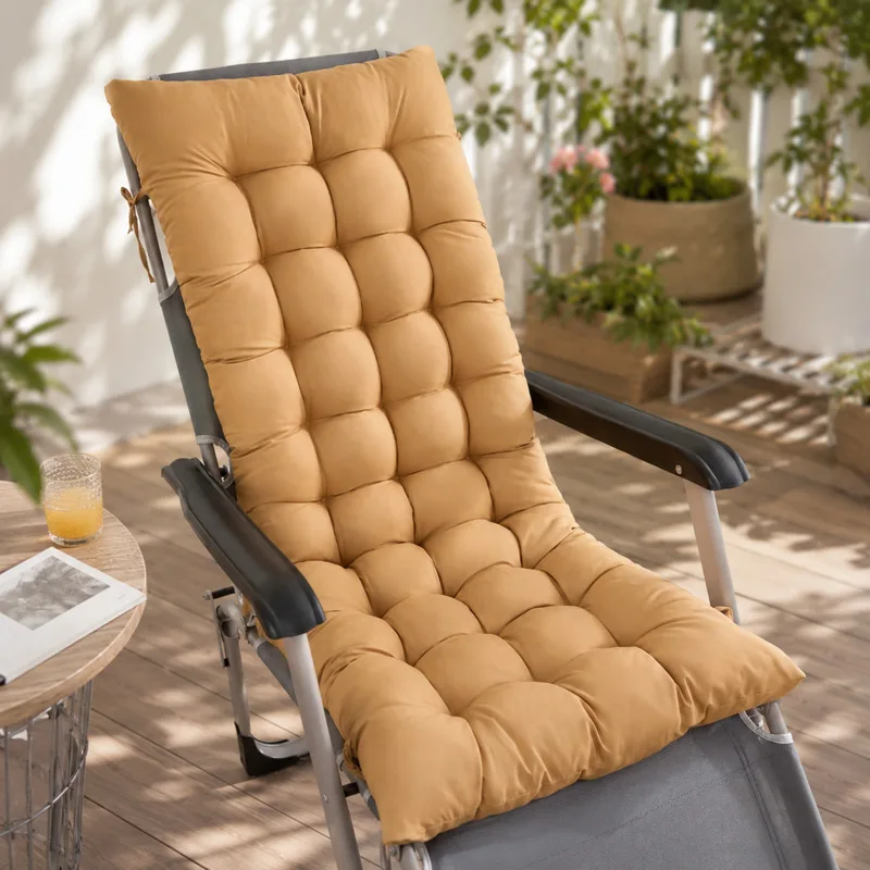 Outdoor Recliner Chair Seat Cushion Pad Black PP Cotton Chaise Lounge Mat Patio Garden Deck Sunlounger Chair Pad
Outdoor Recliner Chair Seat Cushion Pad Black PP Cotton Chaise Lounge Mat Patio Garden Deck Sunlounger Chair Pad