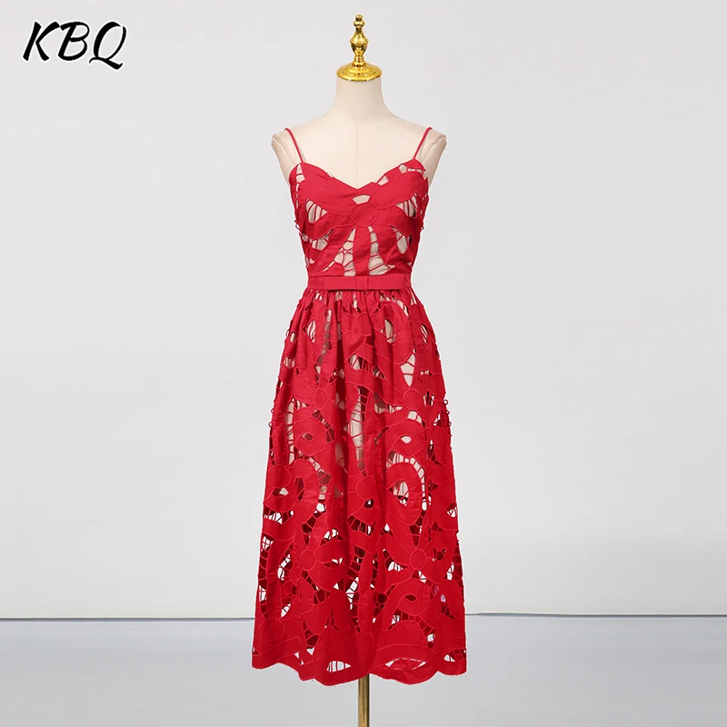 KBQ Sexy Hollow Out Backless Party Dress for Women Square Collar Sleeveless High Waist Elegant Camisole Dresses Female Fahsion
KBQ Sexy Hollow Out Backless Party Dress for Women Square Collar Sleeveless High Waist Elegant Camisole Dresses Female Fahsion