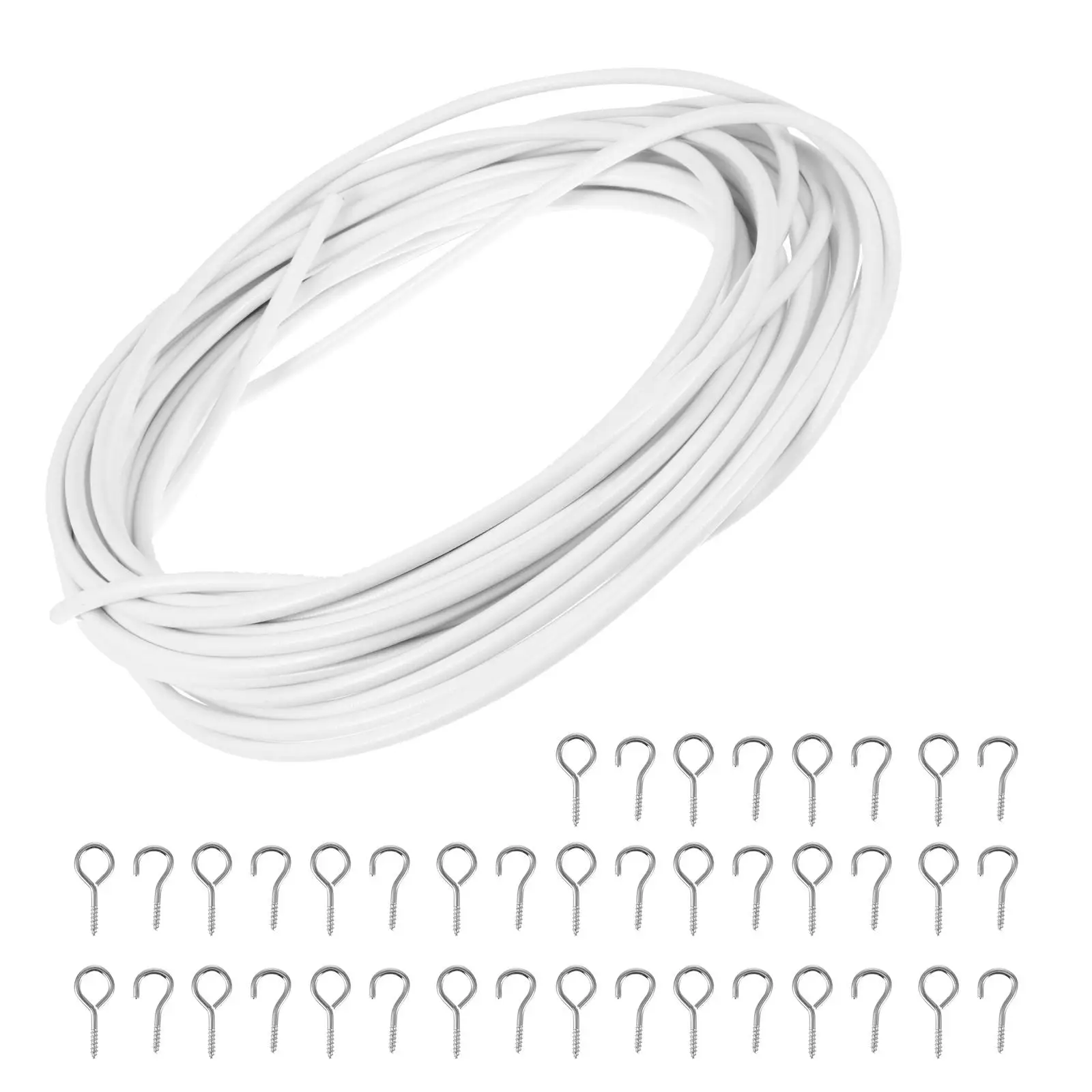 Curtain Rope 10 Meters PVC Steel Simple Practical Hotel Living Room Restaurant Bedroom Bathroom Easy Hanging Cord Thread
Curtain Rope 10 Meters PVC Steel Simple Practical Hotel Living Room Restaurant Bedroom Bathroom Easy Hanging Cord Thread