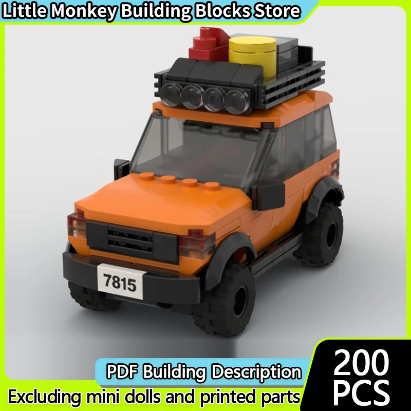 Модель скоростного гоночного автомобиля MOC, строительные кирпичи, небольшой внедорожник, модульная технология, детские праздничные подарки, сборка игрушек, костюм
Модель скоростного гоночного автомобиля MOC, строительные кирпичи, небольшой внедорожник, модульная технология, детские праздничные подарки, сборка игрушек, костюм