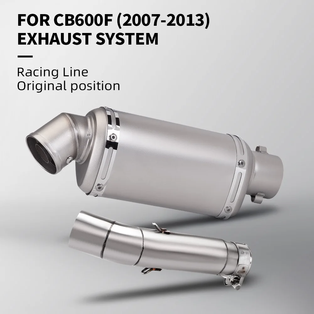 Slip-on For Hornet CB600F CB 600F 2007- 2013 Hornet CB600 Exhaust Muffler Middle CB600F Link Pipe Escape Pipe
Slip-on For Hornet CB600F CB 600F 2007- 2013 Hornet CB600 Exhaust Muffler Middle CB600F Link Pipe Escape Pipe