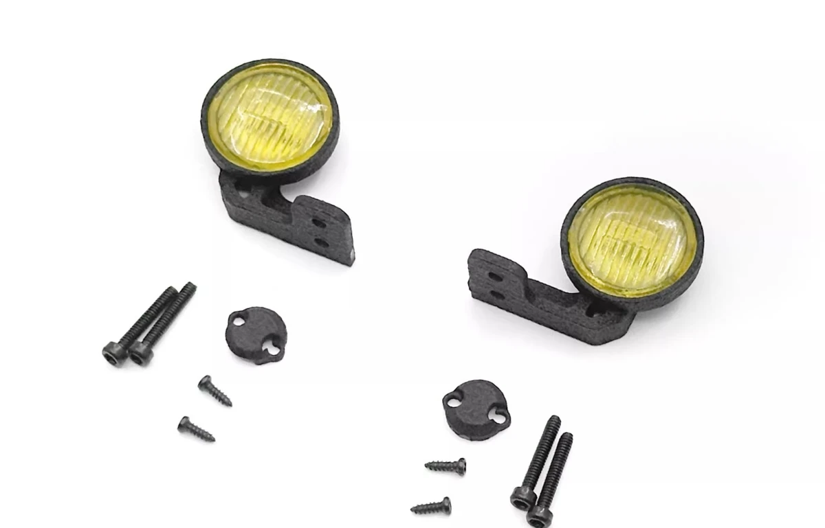 Front Bumper Fog Light fit RC4WD Gelande2 Cruiser fj40 body Upgrade part for 1/10 scale RC Crawler car toys accessories
Front Bumper Fog Light fit RC4WD Gelande2 Cruiser fj40 body Upgrade part for 1/10 scale RC Crawler car toys accessories