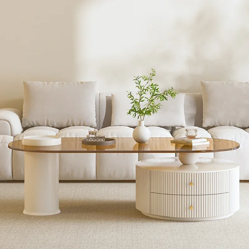 A Living Room Minimalist Coffee Table Nordic Mobile Modern Luxury Transparent Center Table Design Meuble
A Living Room Minimalist Coffee Table Nordic Mobile Modern Luxury Transparent Center Table Design Meuble