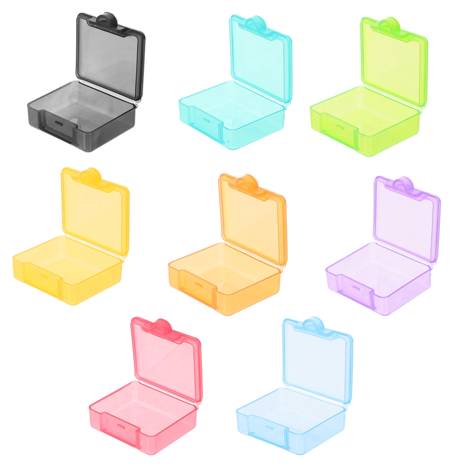 8pcs Square Pill Box Compact Travel Vitamin ganizer Medicine Case Clear Trinket Holder Small Plastic Container Portable
8pcs Square Pill Box Compact Travel Vitamin ganizer Medicine Case Clear Trinket Holder Small Plastic Container Portable