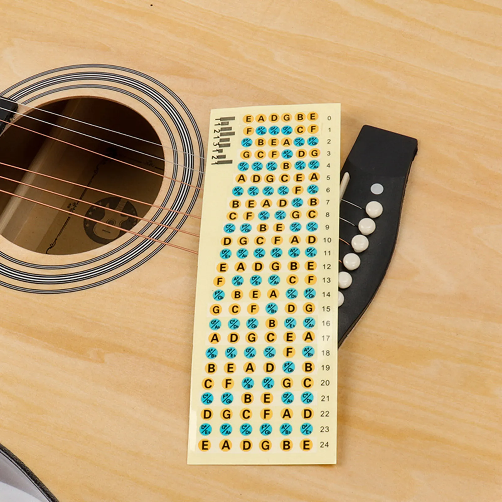 20Pcs Guitar Fretboard Stickers Premium Adhesive Note Stickers for Beginners Folk Electric Guitar Learning Scale Practice Tool
20Pcs Guitar Fretboard Stickers Premium Adhesive Note Stickers for Beginners Folk Electric Guitar Learning Scale Practice Tool