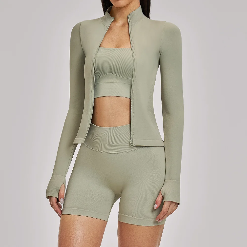 Women Yoga Set 3PCS Gym Clothes Workout Tracksuits Outdoor Long Sleeve Sports Sets Female Sports Bra Fitness Outfits Sportswear
Women Yoga Set 3PCS Gym Clothes Workout Tracksuits Outdoor Long Sleeve Sports Sets Female Sports Bra Fitness Outfits Sportswear